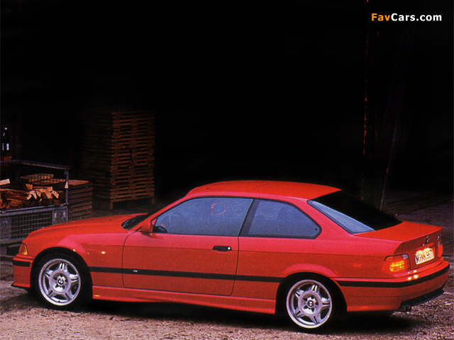BMW M3 Coupe (E36) 1992–98 wallpapers (640 x 480)