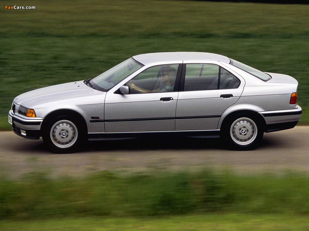 BMW 325tds Sedan (E36) 1993–98 photos (1024 x 768)