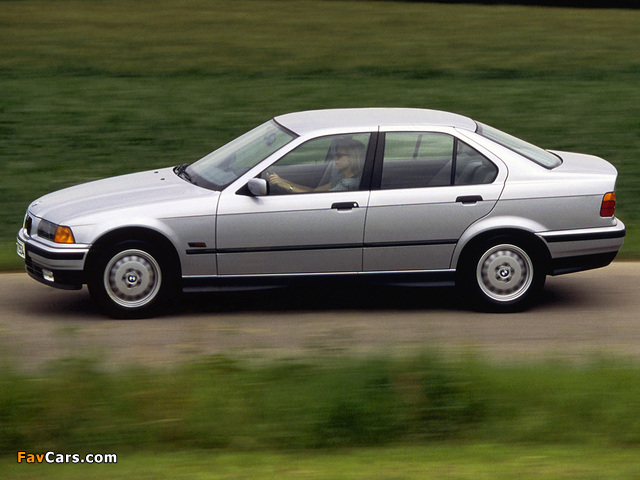 BMW 325tds Sedan (E36) 1993–98 photos (640 x 480)