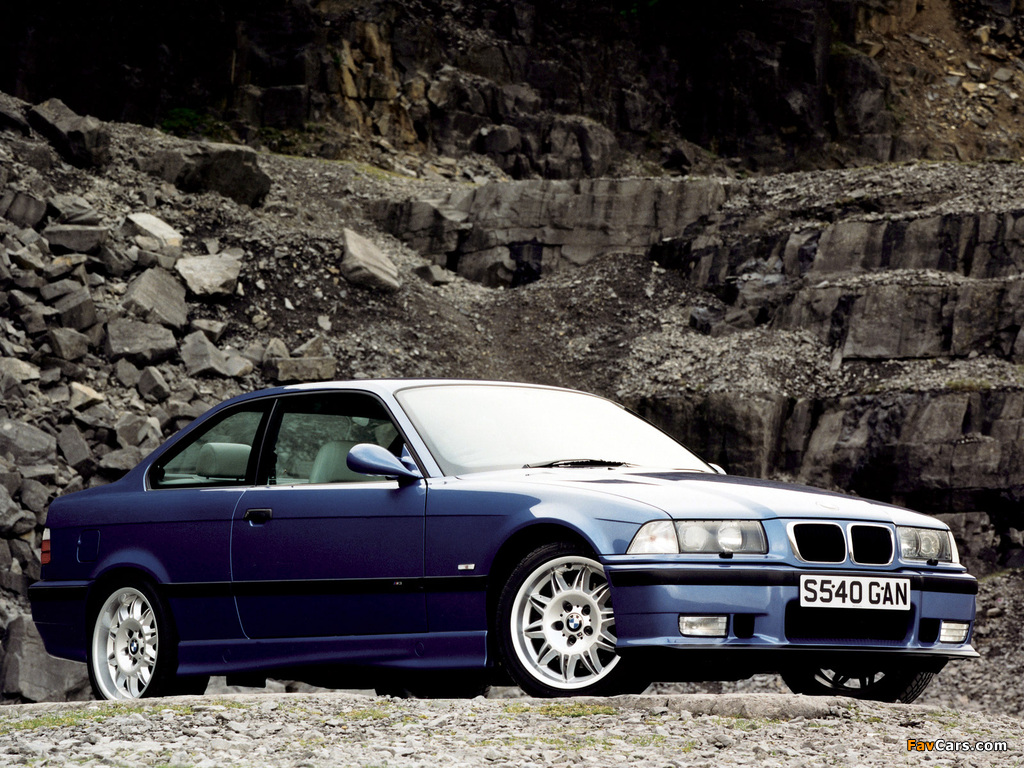 BMW M3 Coupe UK-spec (E36) 1993–98 wallpapers (1024 x 768)