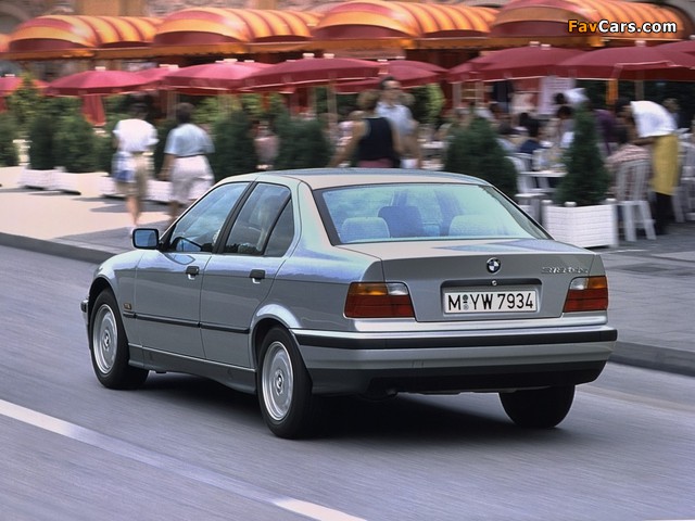 BMW 318tds Sedan (E36) 1994–98 pictures (640 x 480)