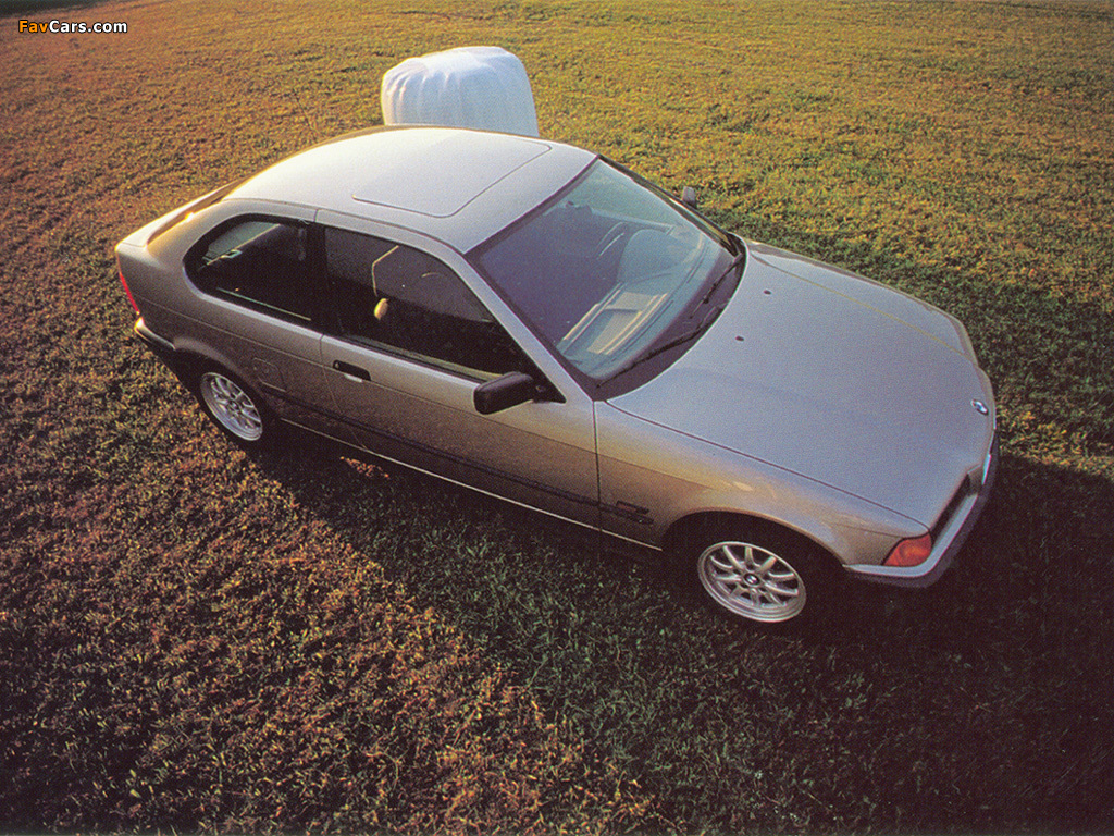 BMW 316i Compact (E36) 1994–2000 wallpapers (1024 x 768)