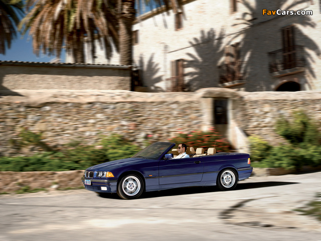 BMW 328i Cabrio (E36) 1995–99 photos (640 x 480)