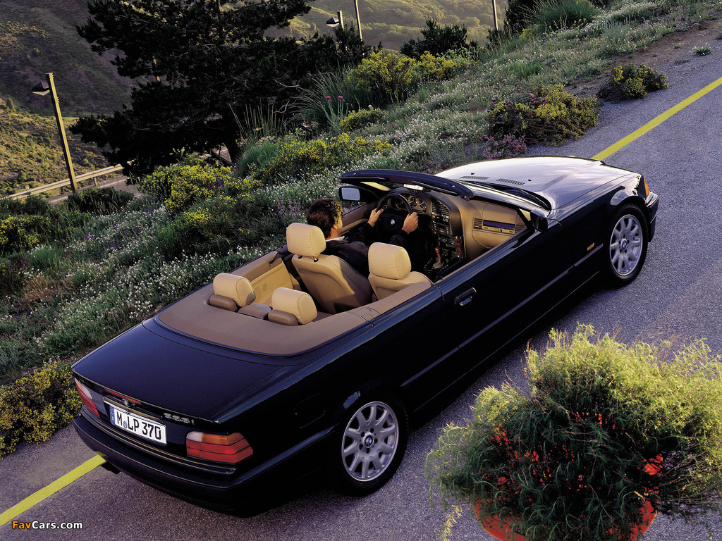 BMW 328i Cabrio (E36) 1995–99 pictures (1024 x 768)