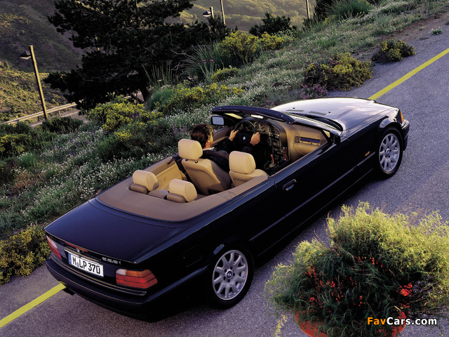 BMW 328i Cabrio (E36) 1995–99 pictures (640 x 480)