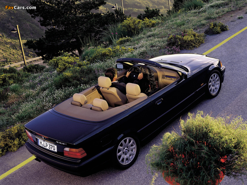 BMW 328i Cabrio (E36) 1995–99 pictures (800 x 600)