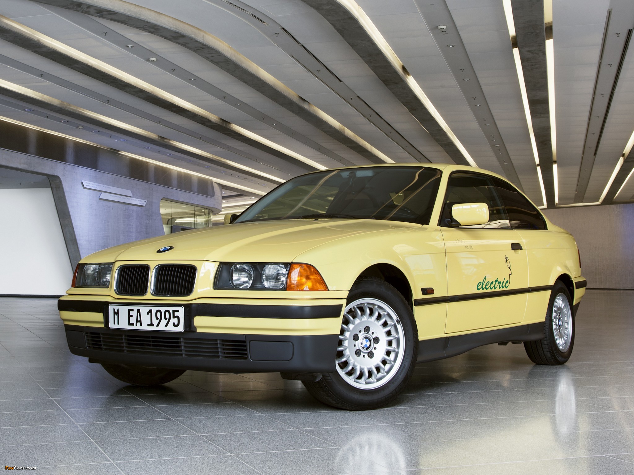 BMW 3 Series Coupe Electro-Antrieb (E36) 1995 pictures (2048 x 1536)