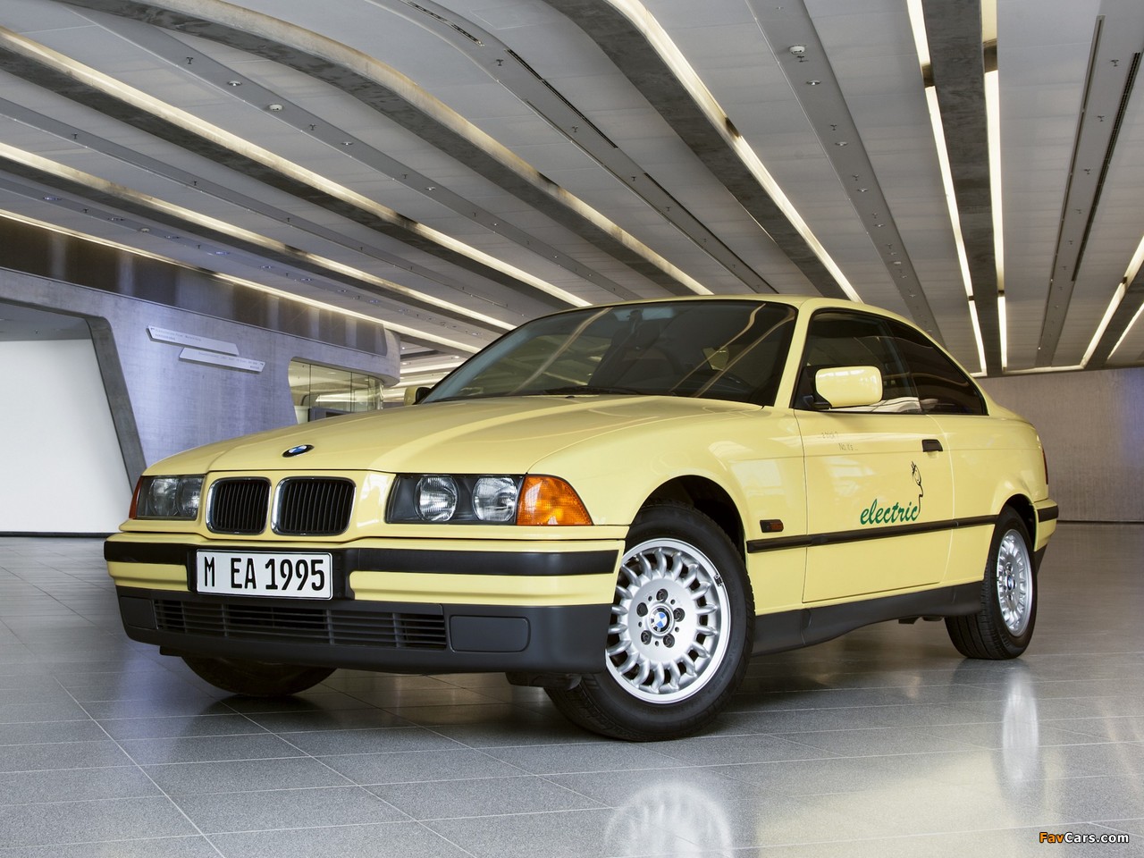 BMW 3 Series Coupe Electro-Antrieb (E36) 1995 pictures (1280 x 960)
