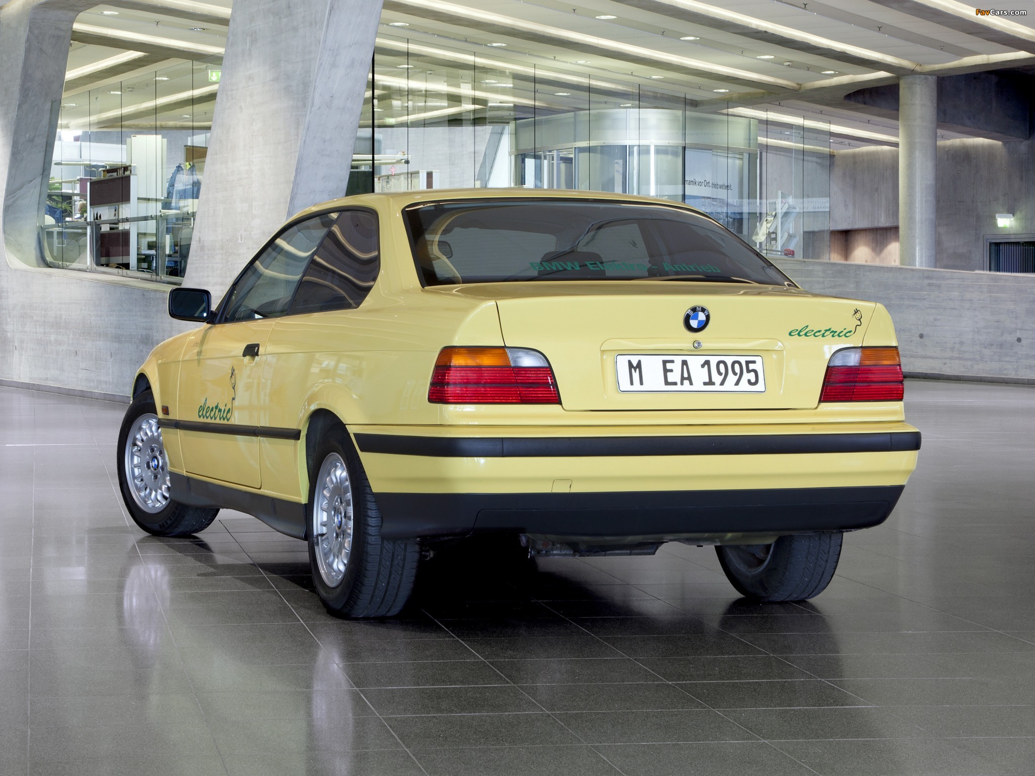 BMW 3 Series Coupe Electro-Antrieb (E36) 1995 pictures (2048 x 1536)