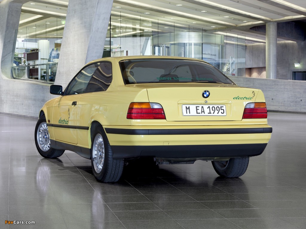 BMW 3 Series Coupe Electro-Antrieb (E36) 1995 pictures (1024 x 768)