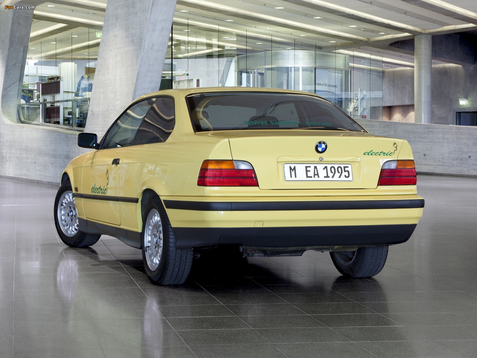 BMW 3 Series Coupe Electro-Antrieb (E36) 1995 pictures (1600 x 1200)