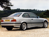 BMW 328i Coupe UK-spec (E36) 1995–99 wallpapers