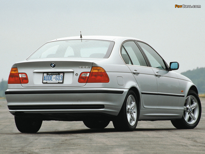 BMW 328i Sedan US-spec (E46) 1998–2000 images (800 x 600)