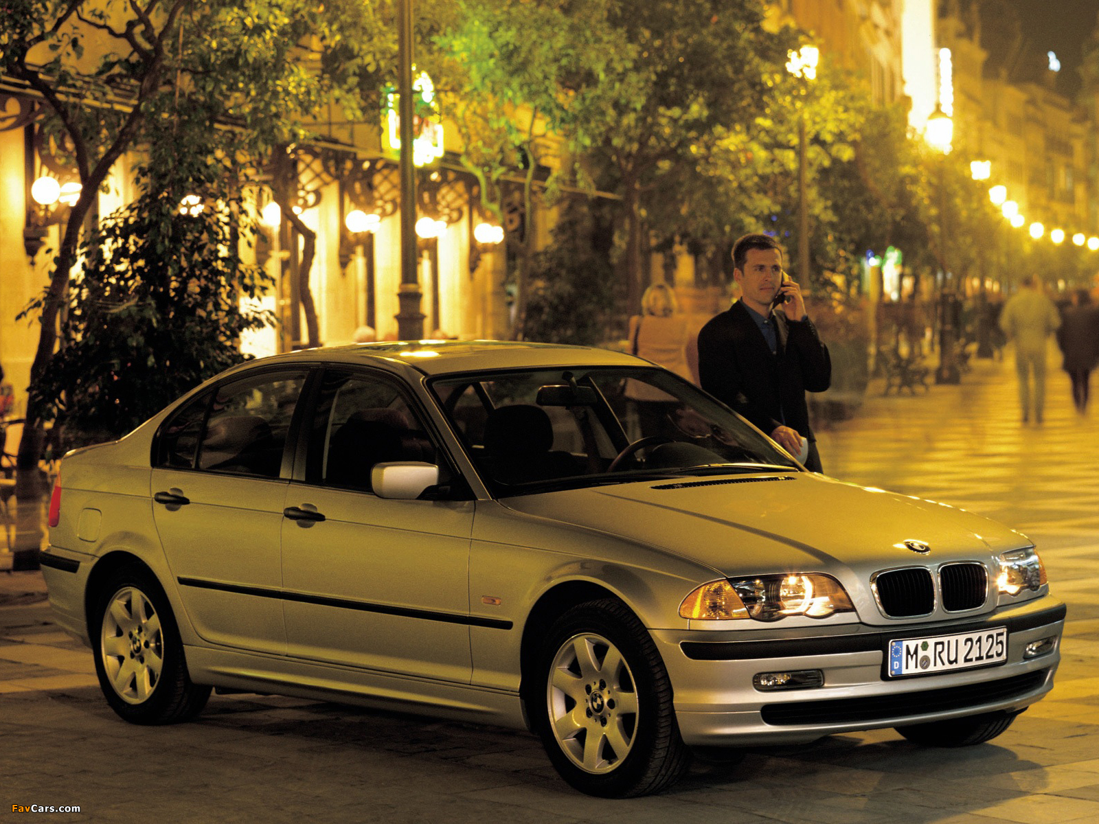 BMW 328i Sedan (E46) 1998–2000 images (1600 x 1200)