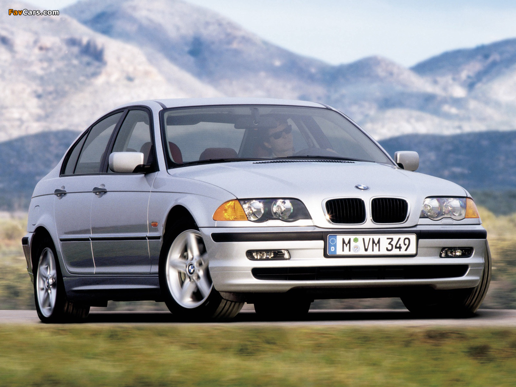 BMW 320d Sedan (E46) 1998–2001 photos (1024 x 768)