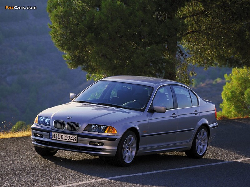 BMW 328i Sedan (E46) 1998–2000 photos (800 x 600)