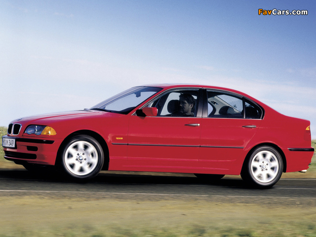 BMW 318i Sedan (E46) 1998–2001 pictures (640 x 480)