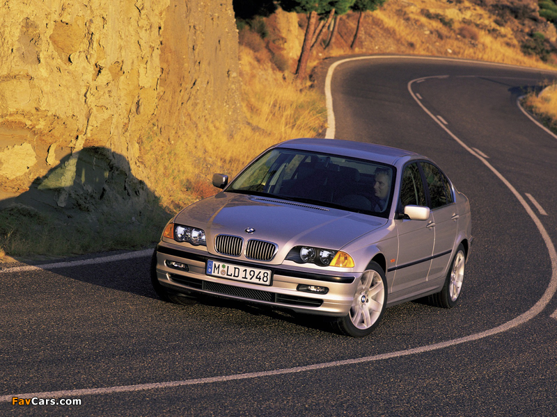 BMW 328i Sedan (E46) 1998–2000 wallpapers (800 x 600)