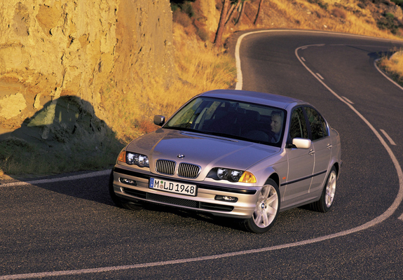 BMW 328i Sedan (E46) 1998–2000 wallpapers