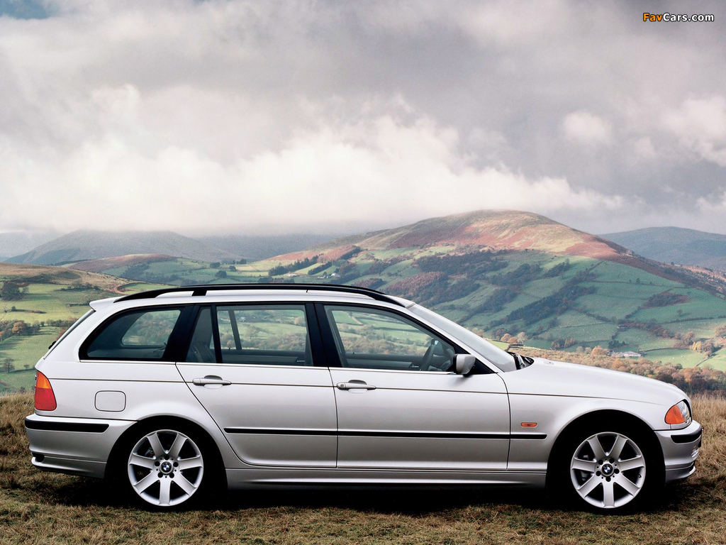 BMW 328i Touring UK-spec (E46) 1999–2000 images (1024 x 768)