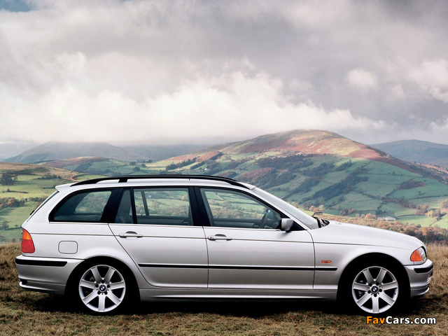 BMW 328i Touring UK-spec (E46) 1999–2000 images (640 x 480)