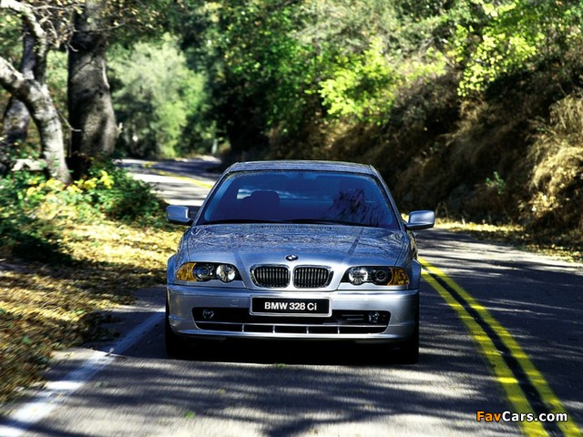 BMW 328Ci Coupe (E46) 1999–2000 wallpapers (640 x 480)