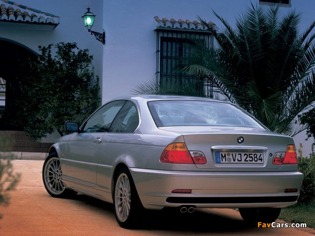 BMW 328Ci Coupe (E46) 1999–2000 wallpapers (640 x 480)