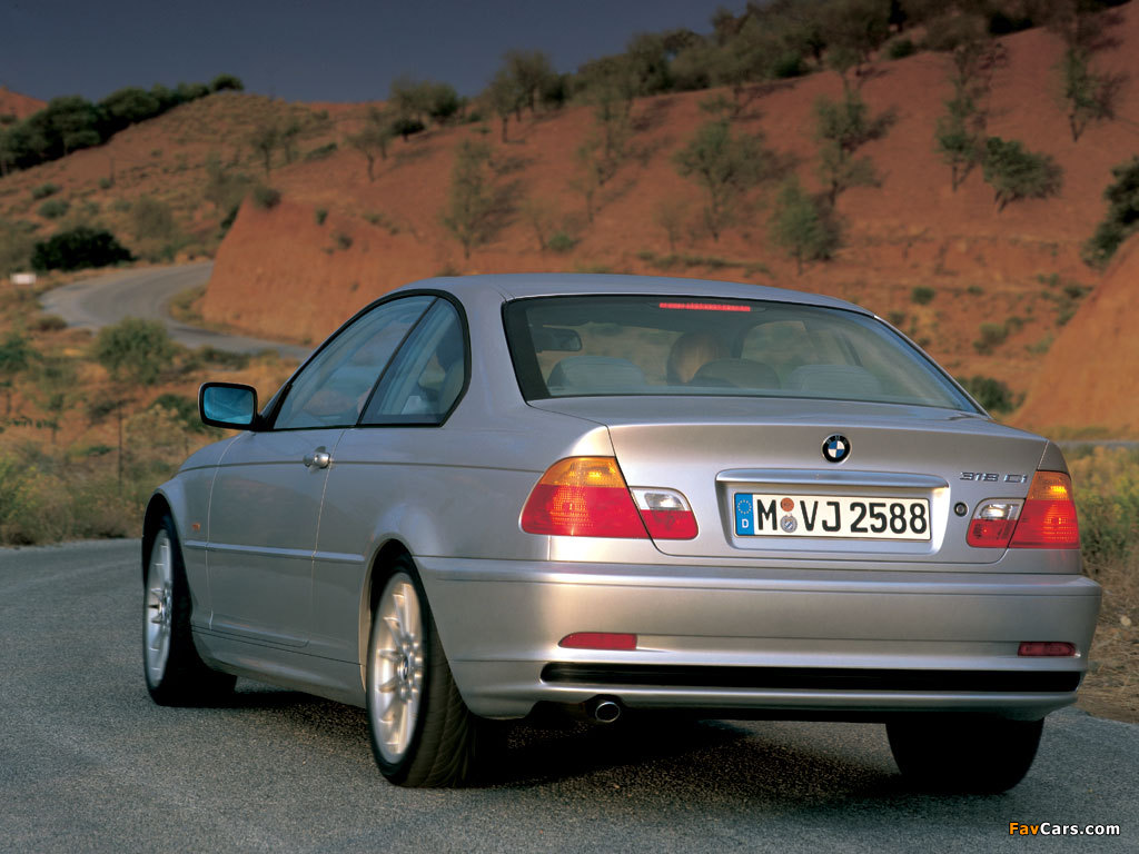BMW 318Ci Coupe (E46) 1999–2003 wallpapers (1024 x 768)