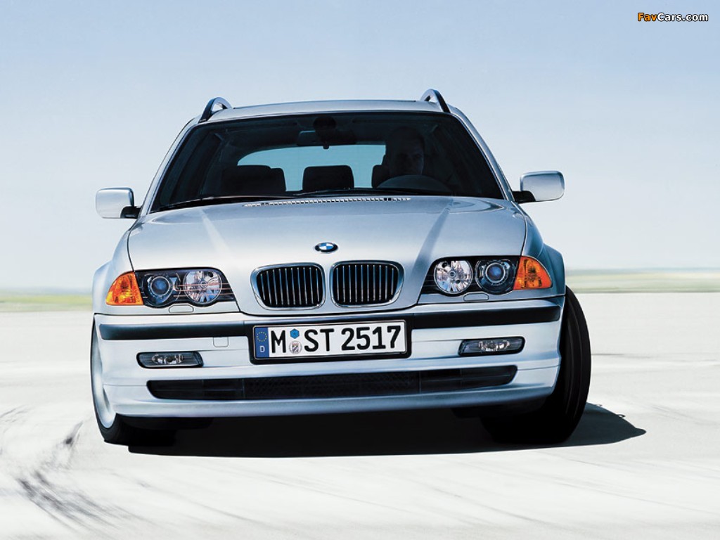BMW 328i Touring (E46) 1999–2000 wallpapers (1024 x 768)