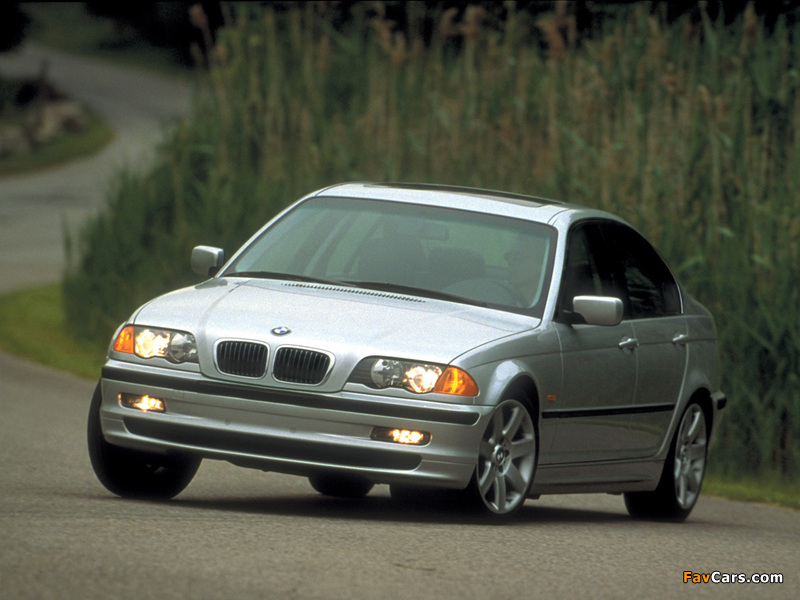 BMW 325i Sedan US-spec (E46) 2000–01 images (800 x 600)