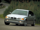 BMW 325i Sedan US-spec (E46) 2000–01 images