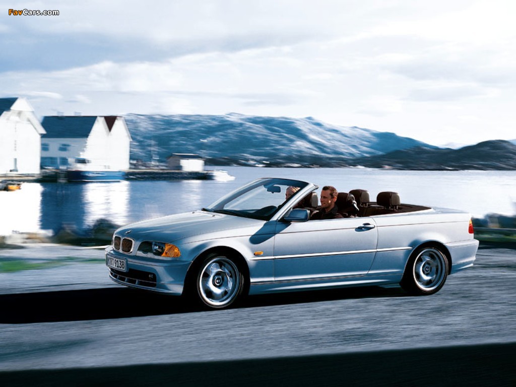 BMW 3 Series Cabrio (E46) 2000–06 images (1024 x 768)