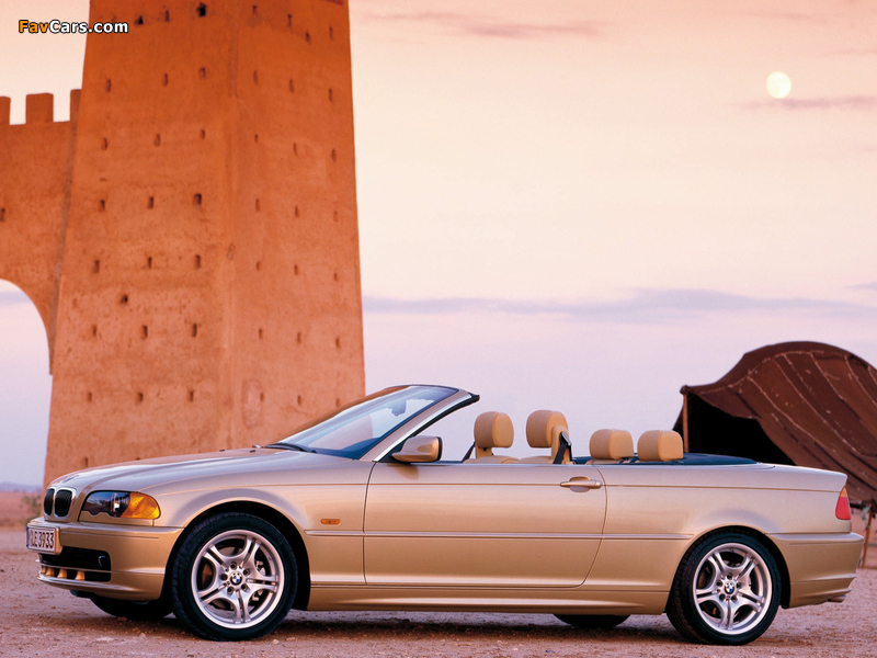 BMW 3 Series Cabrio (E46) 2000–03 photos (800 x 600)