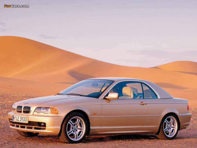 BMW 3 Series Cabrio (E46) 2000–03 photos (800 x 600)