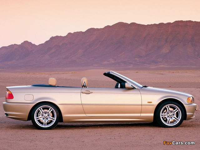 BMW 3 Series Cabrio (E46) 2000–03 pictures (640 x 480)