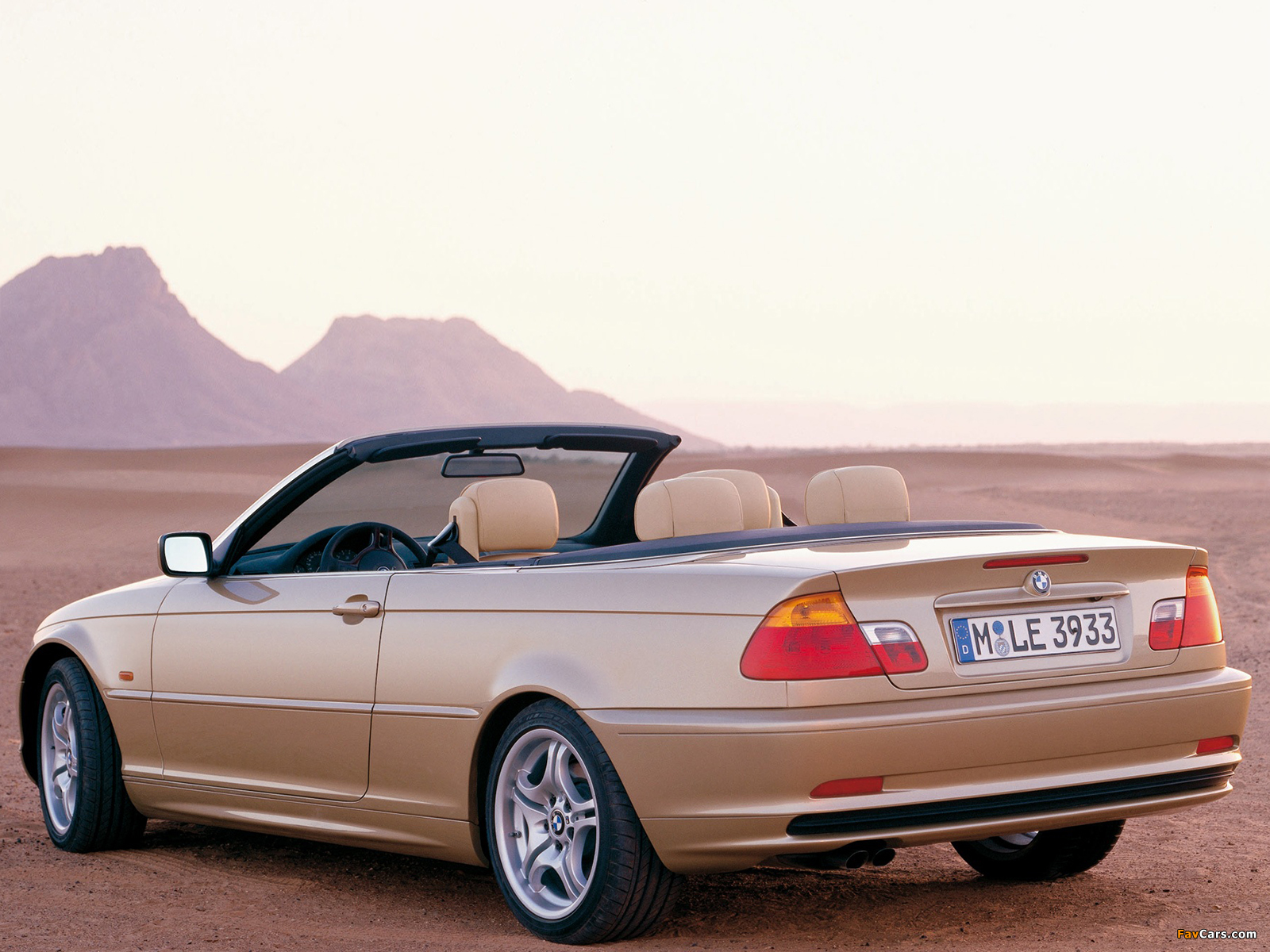 BMW 3 Series Cabrio (E46) 2000–03 pictures (1600 x 1200)