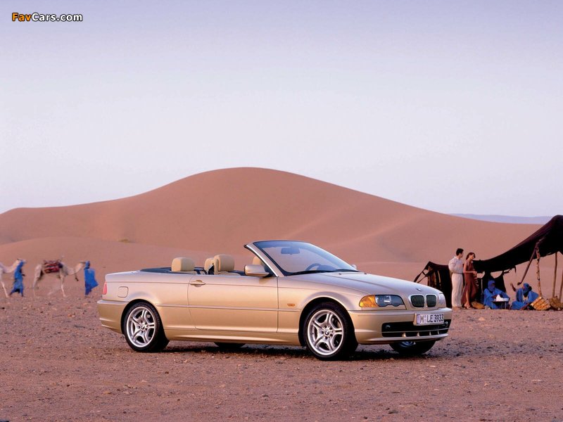 BMW 3 Series Cabrio (E46) 2000–06 pictures (800 x 600)