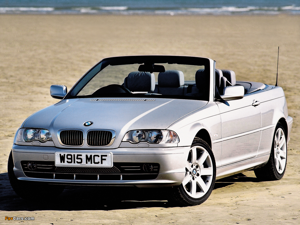 BMW 330Ci Cabrio UK-spec (E46) 2000–03 pictures (1024 x 768)