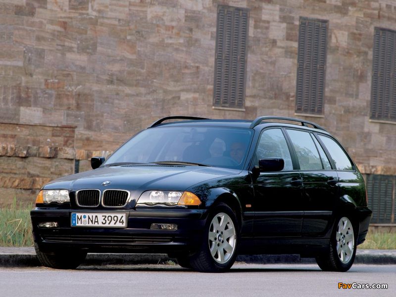 BMW 320d Touring (E46) 2000–01 wallpapers (800 x 600)
