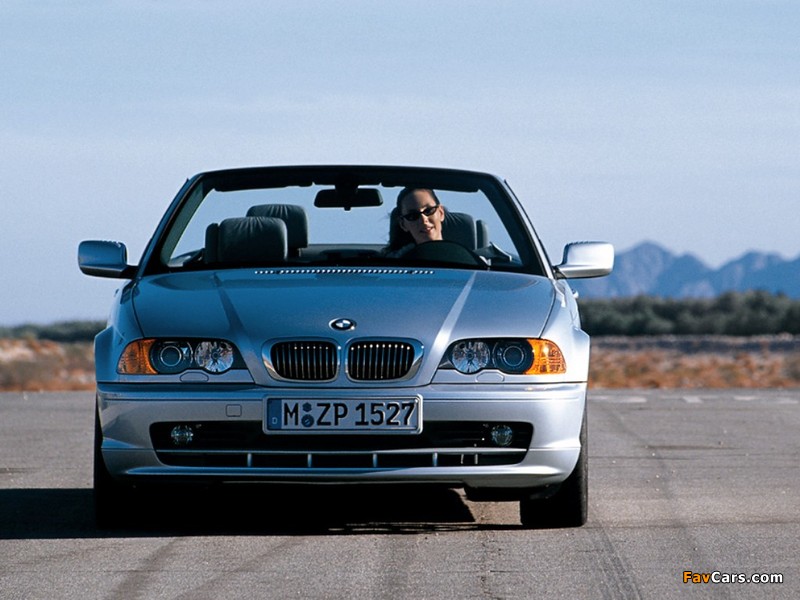 BMW 3 Series Cabrio (E46) 2000–06 wallpapers (800 x 600)
