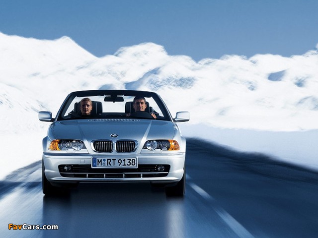 BMW 3 Series Cabrio (E46) 2000–06 wallpapers (640 x 480)