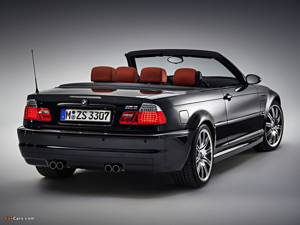 BMW M3 Cabrio (E46) 2001–06 photos (1024 x 768)