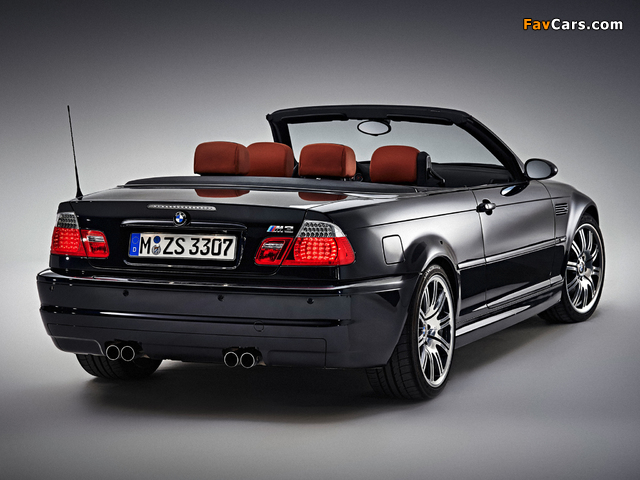 BMW M3 Cabrio (E46) 2001–06 photos (640 x 480)