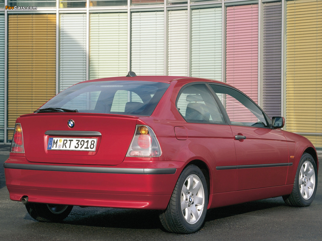 BMW 316ti Compact (E46) 2001–05 photos (1024 x 768)