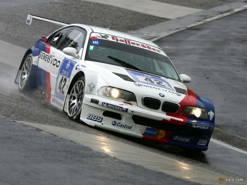 BMW M3 GTR (E46) 2001 photos (1024 x 768)