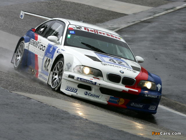 BMW M3 GTR (E46) 2001 photos (640 x 480)