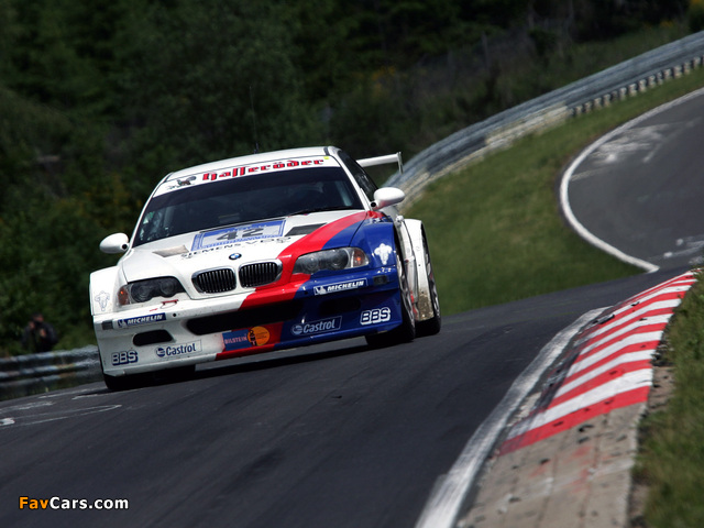 BMW M3 GTR (E46) 2001 pictures (640 x 480)