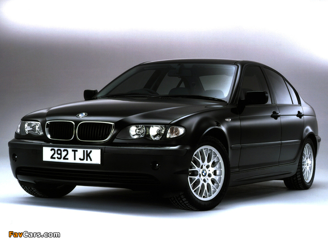 BMW 318i Sedan UK-spec (E46) 2001–05 pictures (640 x 480)