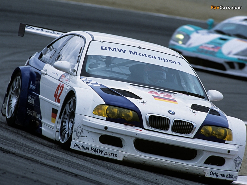 BMW M3 GTR (E46) 2001 pictures (800 x 600)