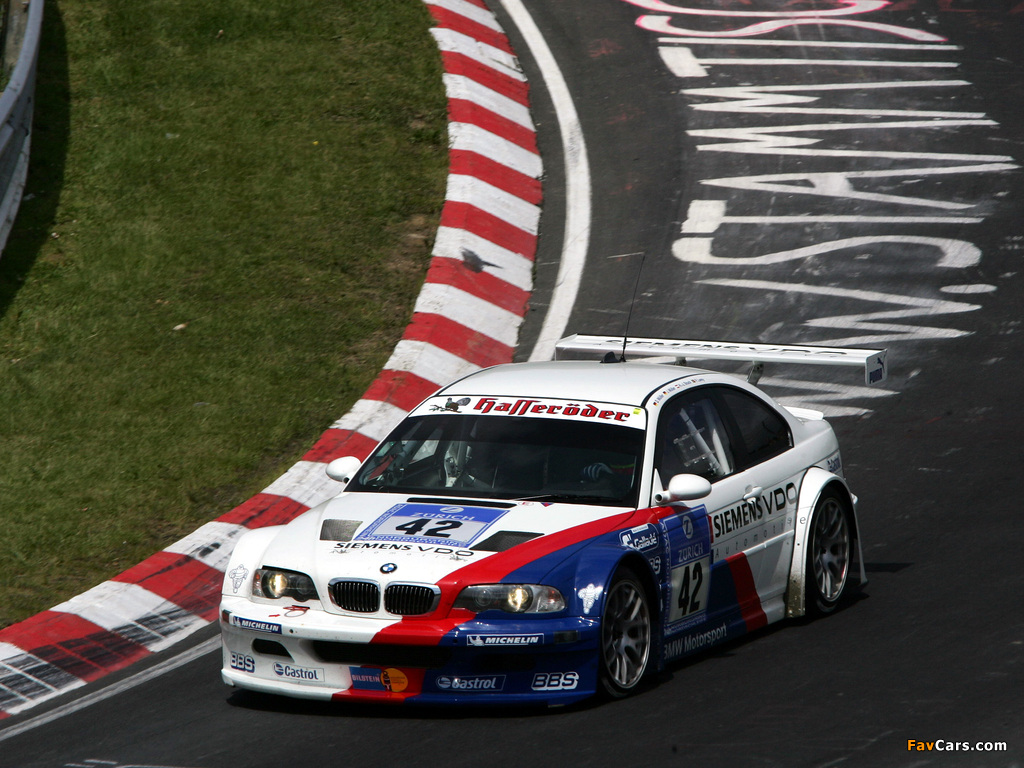 BMW M3 GTR (E46) 2001 pictures (1024 x 768)